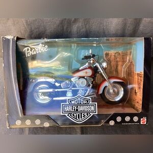 BARBIE Harley Davidson Motorcycle Orange Silver NEW 26132 MATTEL 1999